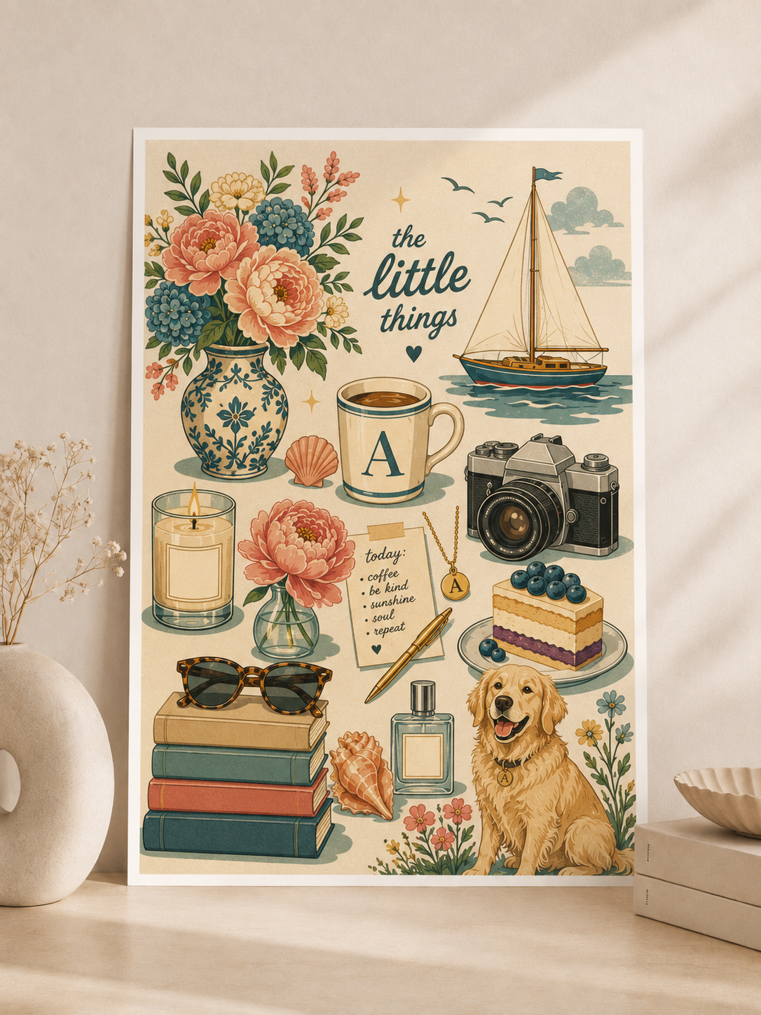 Retro Favorite Things Portrait