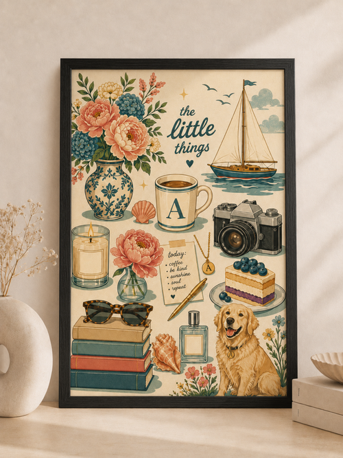 Retro Favorite Things Portrait