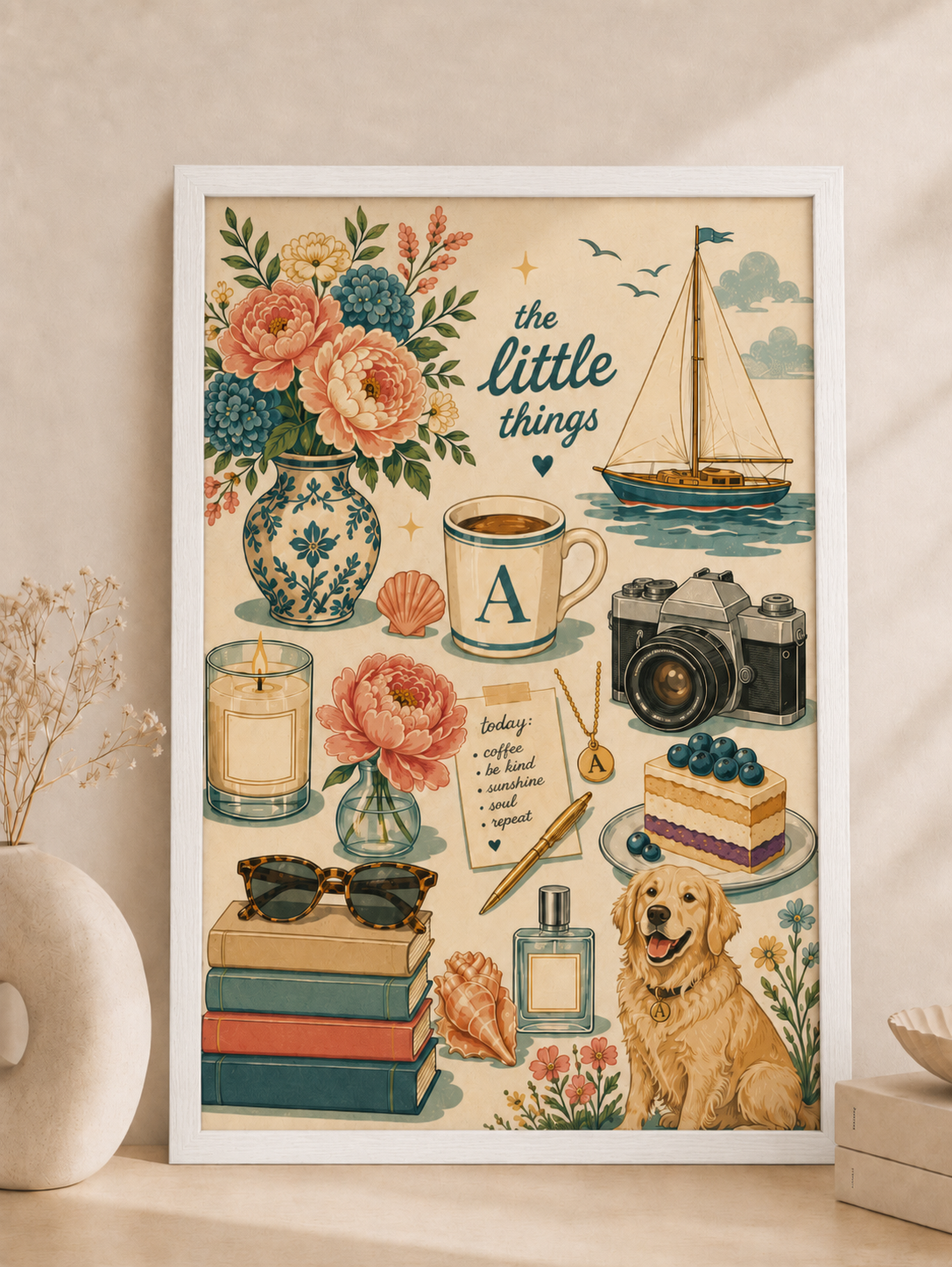 Retro Favorite Things Portrait