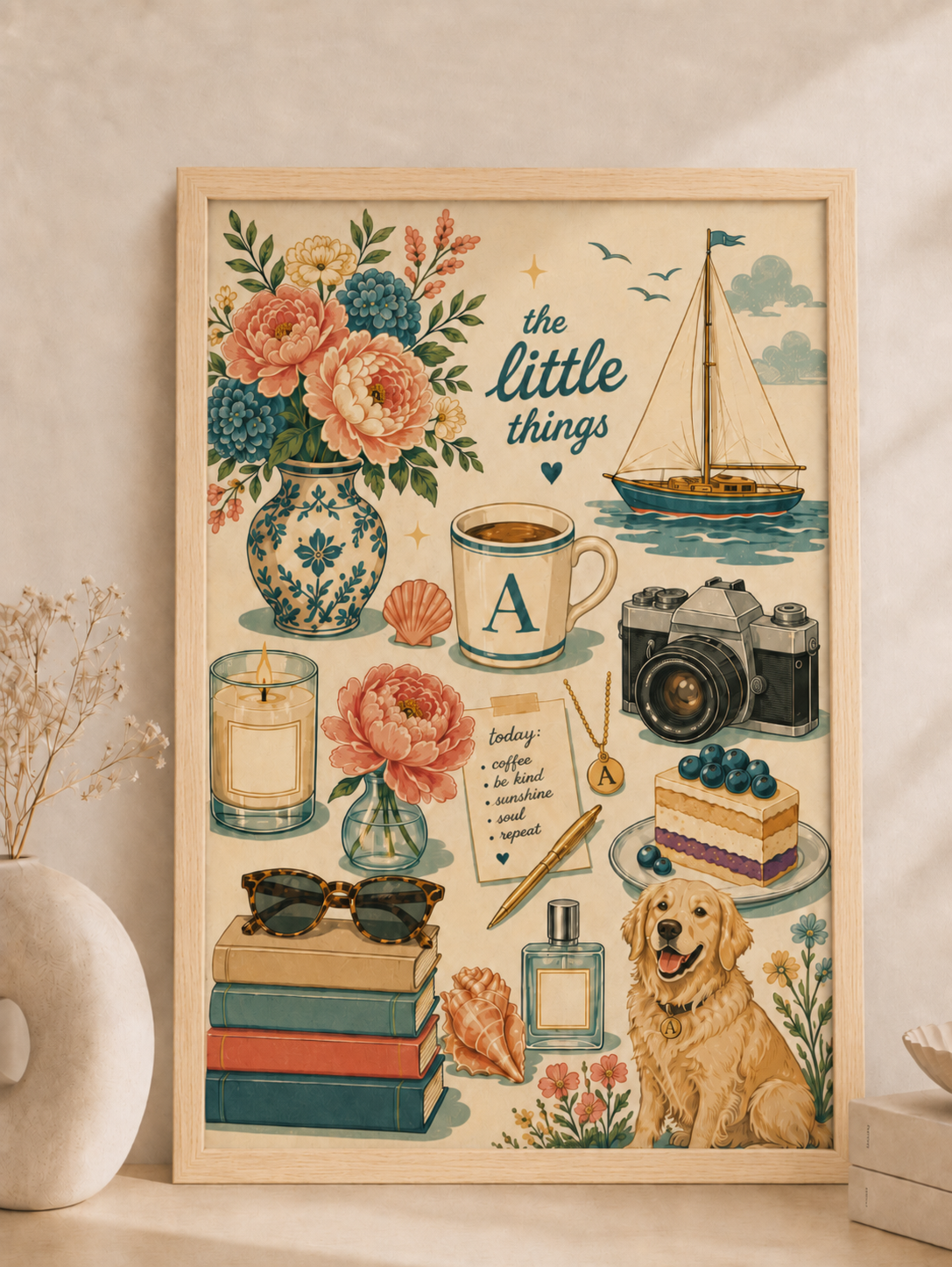 Retro Favorite Things Portrait