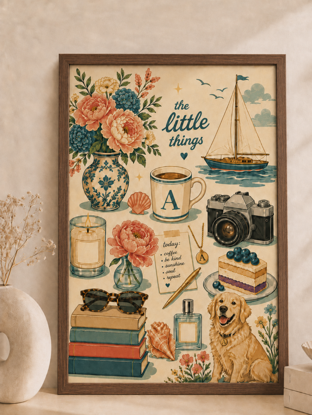 Retro Favorite Things Portrait