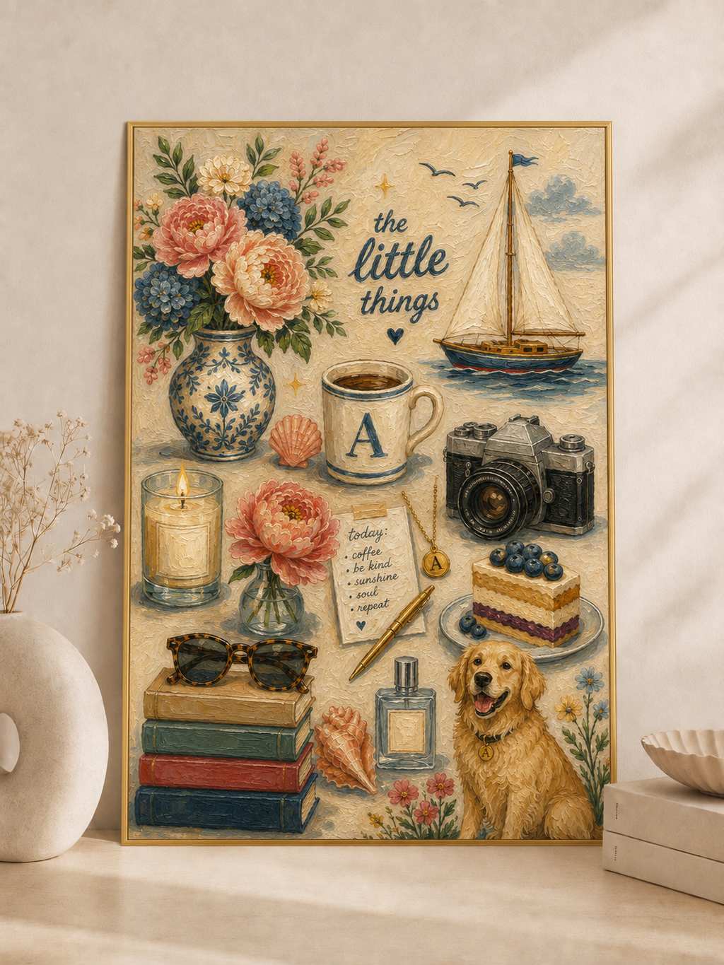 Oil-Painted Favorite Things Portrait