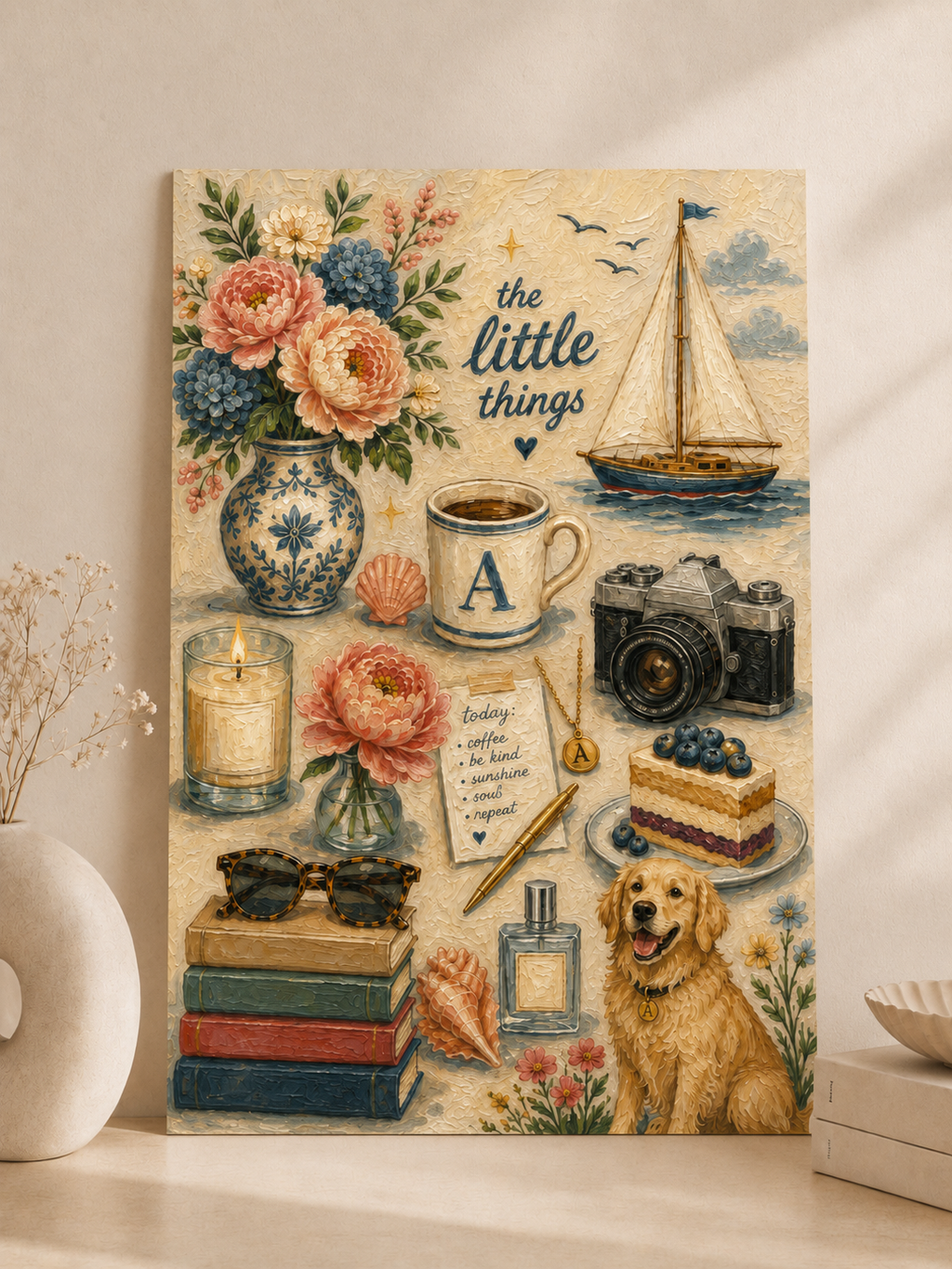 Oil-Painted Favorite Things Portrait