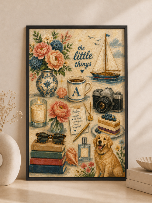 Oil-Painted Favorite Things Portrait