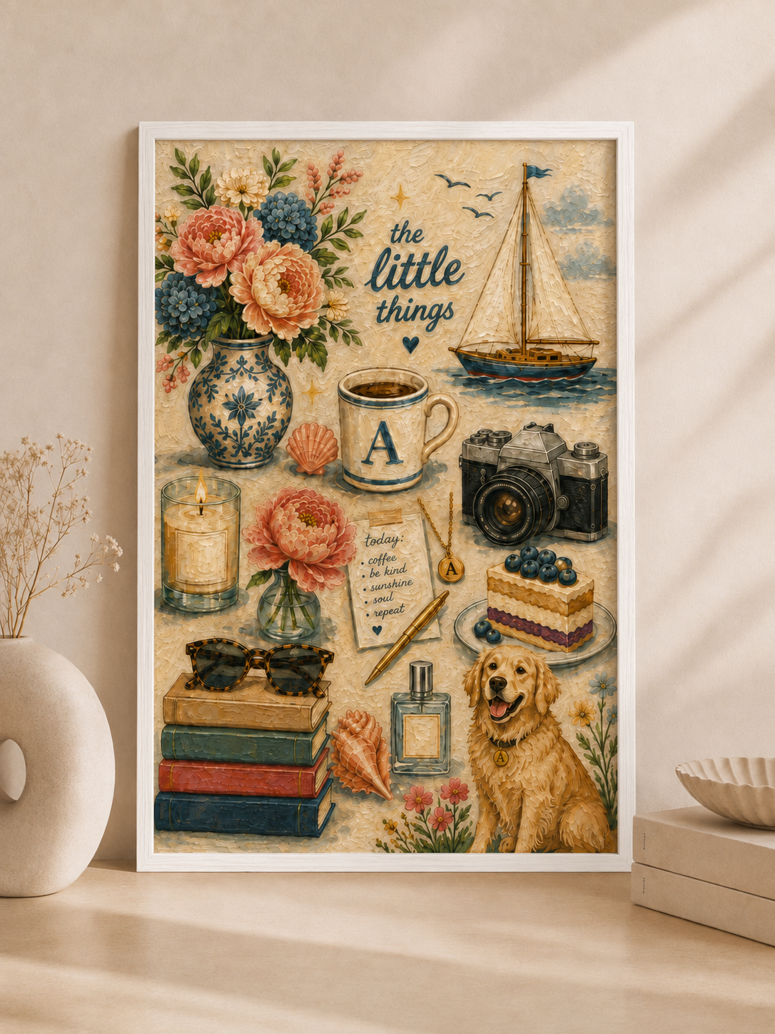 Oil-Painted Favorite Things Portrait