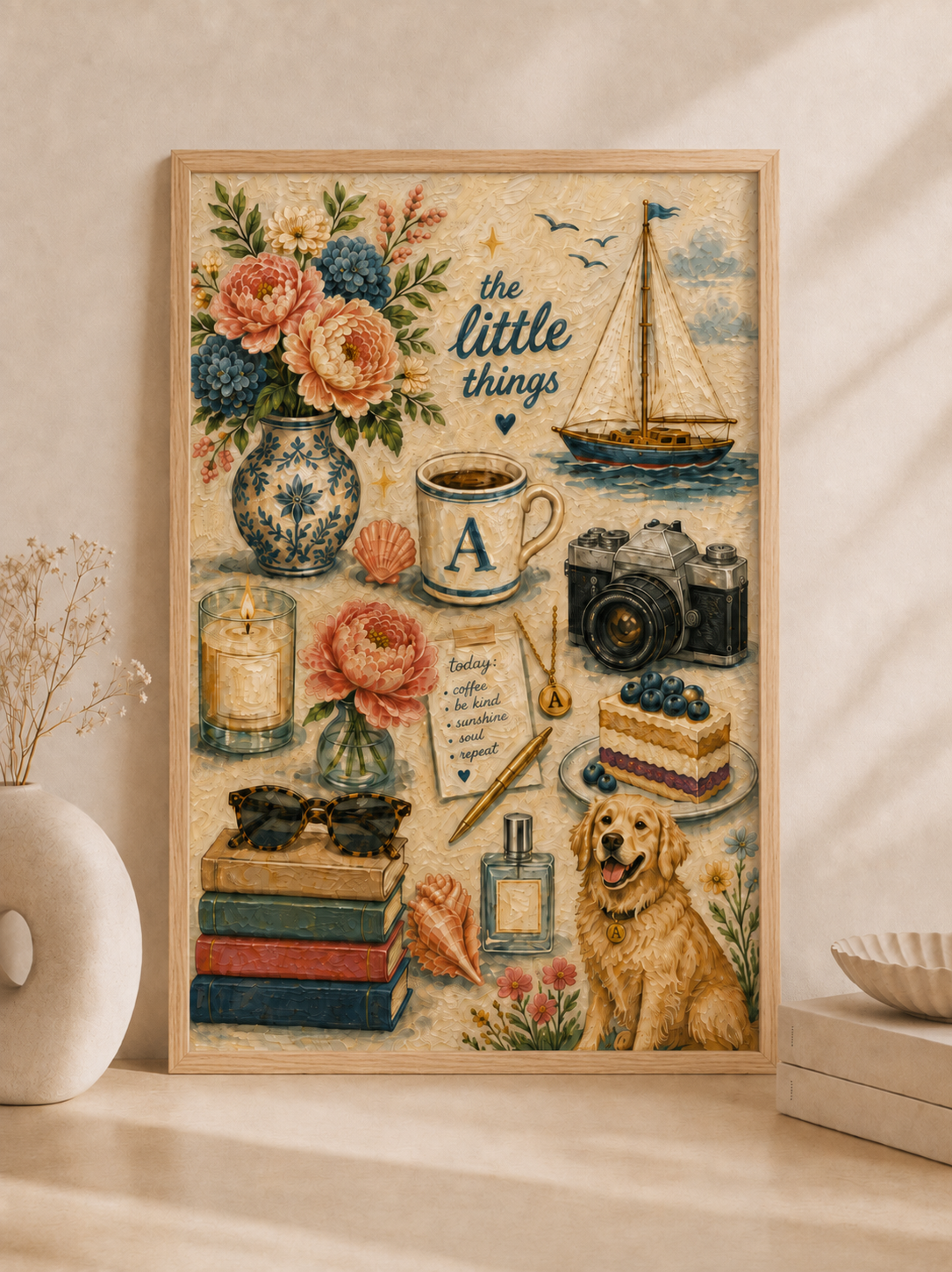 Oil-Painted Favorite Things Portrait