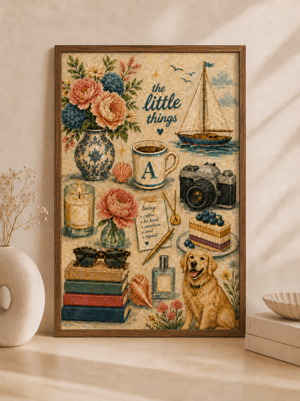 Oil-Painted Favorite Things Portrait