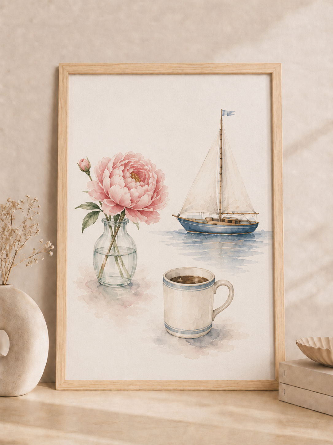Favorite Things Watercolor Art