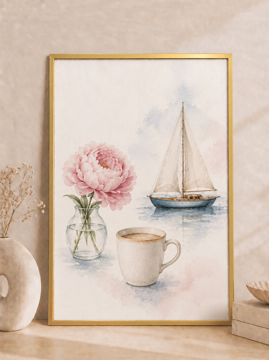 Favorite Things Watercolor Art